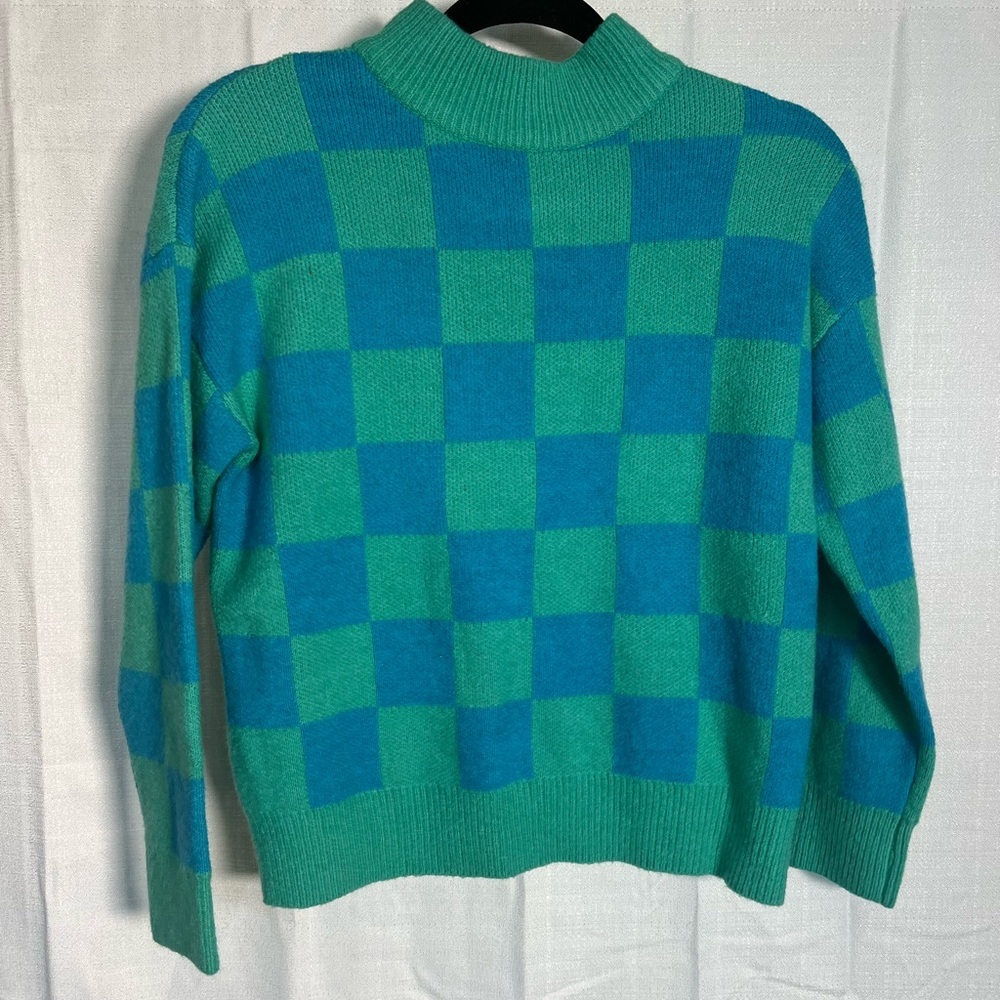 Anthropologie THML Checkered‎ Sweater- XS
